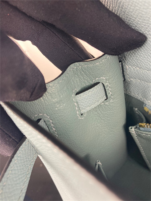 Kelly Sellier Bag Epsom Leather 25/28CM Gold/Silver Hardware In Azure Blue Color HS