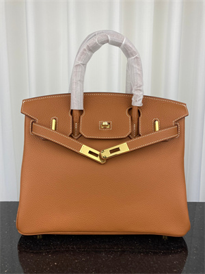 Bir.kin Bag TOGO Leather 25/30/35CM Gold/Silver Hardware In CK37 Gold Color HS