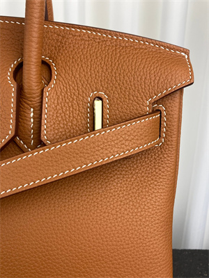 Bir.kin Bag TOGO Leather 25/30/35CM Gold/Silver Hardware In CK37 Gold Color HS