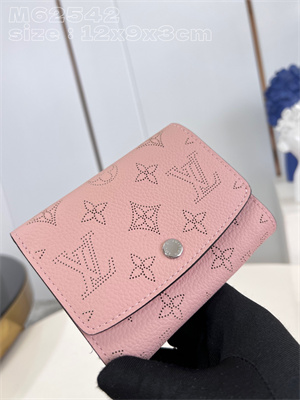 L.V IRIS Compact Wallet Monogram Leather Pink M62542