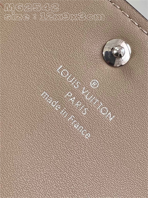 L.V IRIS Compact Wallet Monogram Leather Tourterelle Grey M62542