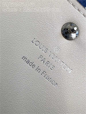 L.V IRIS Compact Wallet Monogram Leather Cream M62543