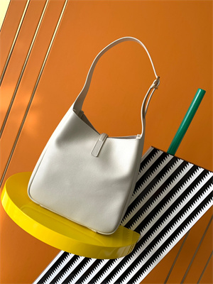 y.s.l le 5 a 7 S*pple small hobo bag in white leather
