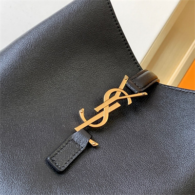 y.s.l le 5 a 7 S*pple small hobo bag in black leather