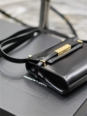 y.s.l manhattan mini crossbody bag in box Sa**t Lau*nt black color