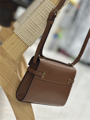 y.s.l manhattan mini crossbody bag in box Sa**t Lau*nt brown color
