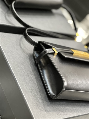 y.s.l manhattan small shoulder bag in box Sa**t Lau*nt black color