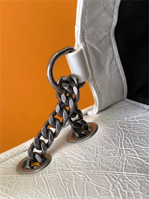 Y.S.L NIKI BABY In Vintage Leather White Color