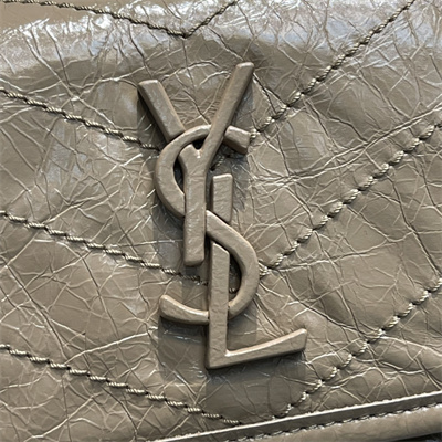 Y.S.L NIKI BABY In Vintage Leather Beige Color