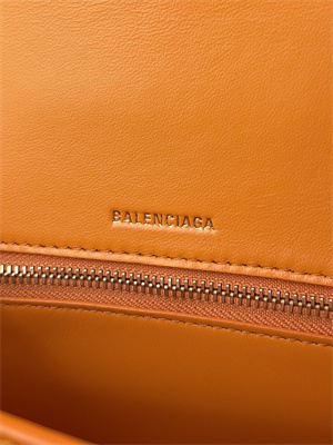 Women’s Hourglass Small Handbag Crocodile Embossed In Orange