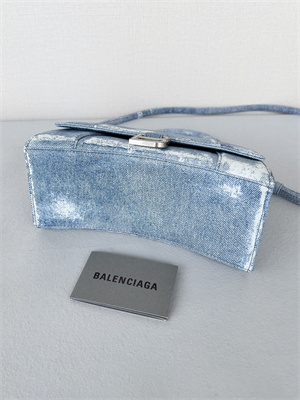 Women’s Hourglass Small Handbag In Denim Blue