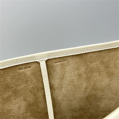 T*e R0w park n/s large tote bag grained calfskin white color