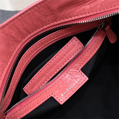 Women’s NEO Cagole City Small Handbag In Arena Lambskin Watermelon Color