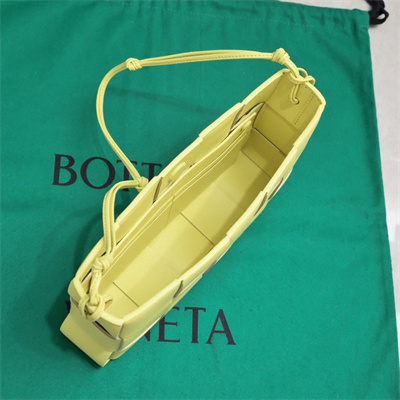 BV Cassette Pouch With Strap In Calfskin Sherbert Color