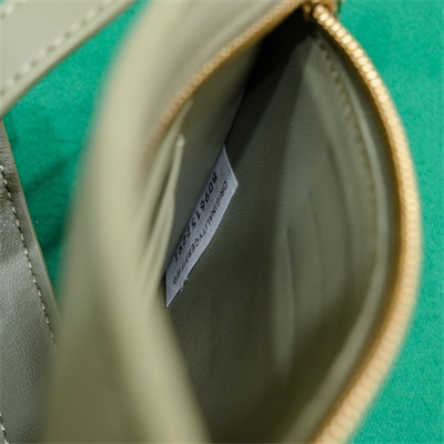 BV Small Flip Flap Tote Bag In Lambskin Leather Travertine Color