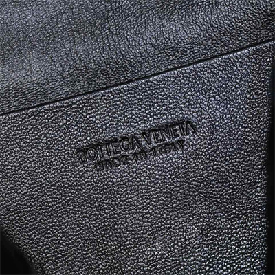 BV Small Loop Camera Bag In Lambskin Leather Black Color