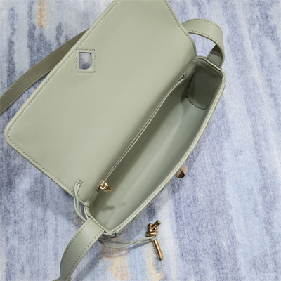 BV Mini Andiamo Shoulder Bag In Lambskin Leather Travertine Color