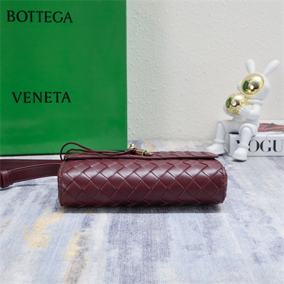 BV Mini Andiamo Shoulder Bag In Lambskin Leather Barolo Color
