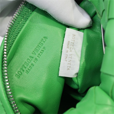 BV Mini Jodie In Lambskin Leather Grass Green Color