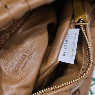 BV Mini Jodie In Lambskin Leather Caramel Color