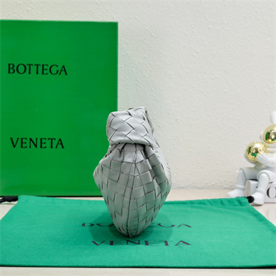 BV Mini Jodie In Lambskin Leather Agate Grey Color