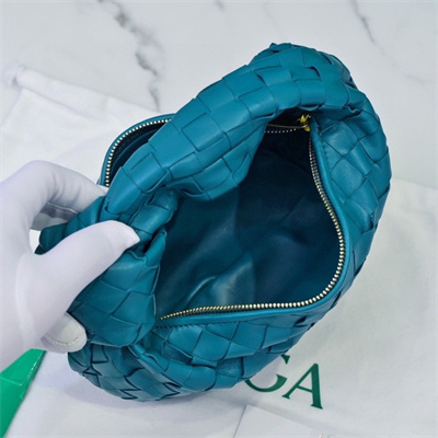 BV Mini Jodie In Lambskin Leather Duck Green Color