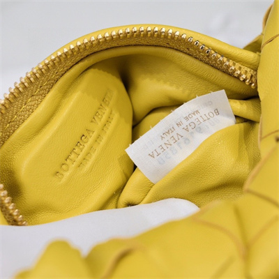 BV Mini Jodie In Lambskin Leather Maize Yellow Color