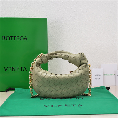 BV Mini Jodie With Chain In Lambskin Leather Travertine Color