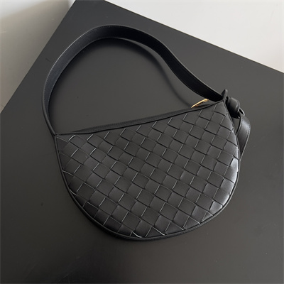 BV Mini Sunrise Shoulder Bag In Lambskin Black Color