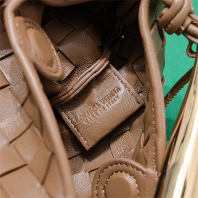 BV Mini Sardine Cross Body Bag In Lambskin Brown Color