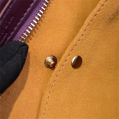 BV Zippy Pouch In Lambskin Leather Purple Color 6689