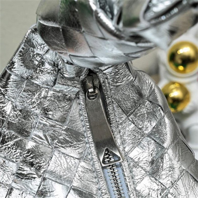 BV Teen Jodie In Lambskin Leather Silver Color