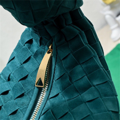 BV Teen Jodie In Suede Greenish Blue Color