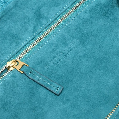 BV Teen Jodie In Suede Greenish Blue Color