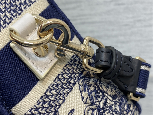 CD Small Camp Bag Blue R??ve d’Infini Embroidery