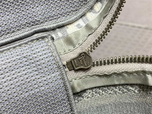 cd travel vanity case D*or oblique jacquard grey