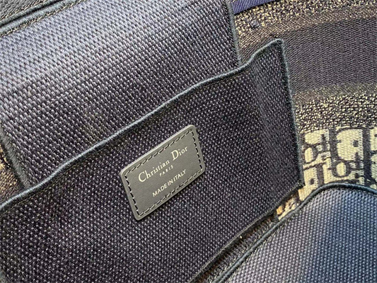 cd travel vanity case D*or oblique jacquard blue