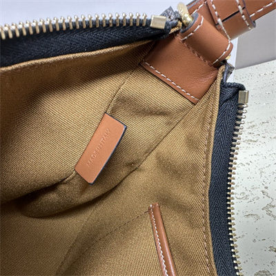 Ce**e medium ava triomphe bag in triomphe canvas and calfskin tan
