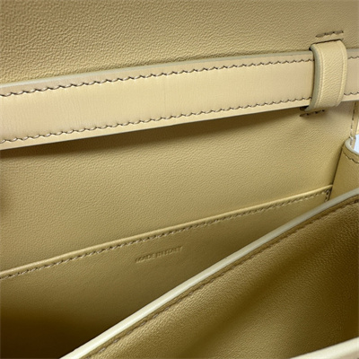 Ce**e teen classic box bag in pollen box calfskin leather