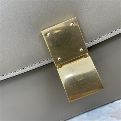 Ce**e teen classic box bag in pebble box calfskin leather