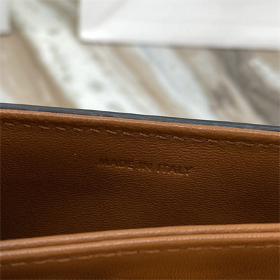 Ce**e teen triomphe bag in textile and calfskin nature/tan