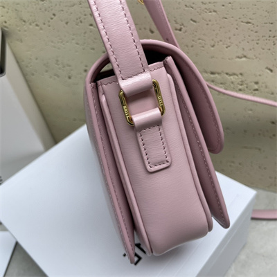 Ce**e teen triomphe bag in shiny calfskin pink color