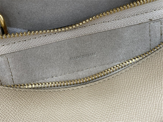 Ce**e nano belt bag in light taupe grained calfskin