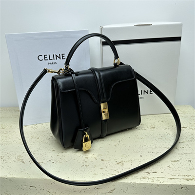 Ce**e small 16 bag in satined calfskin black