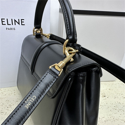 Ce**e small 16 bag in satined calfskin black