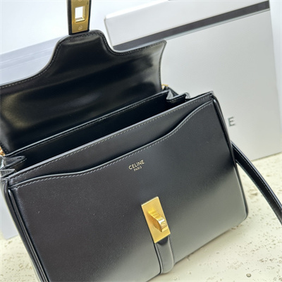 Ce**e small 16 bag in satined calfskin black