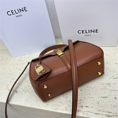 Ce**e small 16 bag in satined calfskin tan