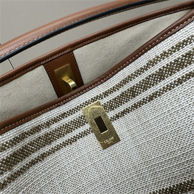 Ce**e bucket 16 bag in textile with Ce**e jacquard multicolor