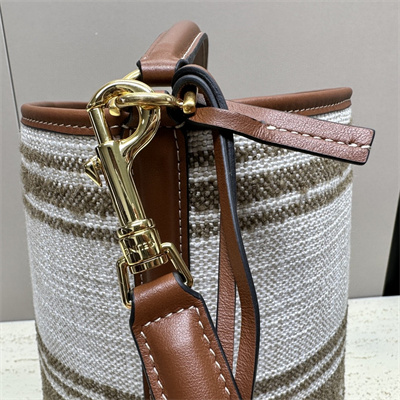 Ce**e bucket 16 bag in textile with Ce**e jacquard multicolor