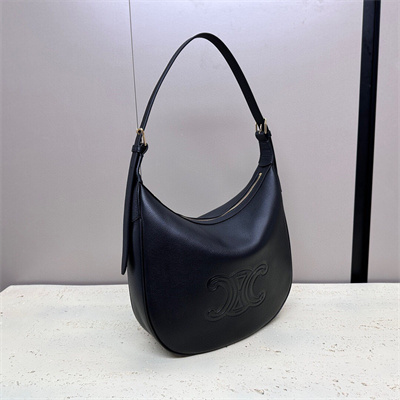 ce**e medium heloise bag cuir triomphe in S*pple calfskin black